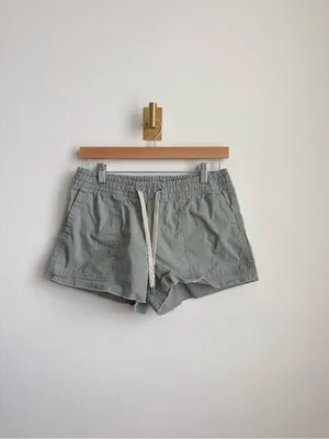 Vuori Vintage Ripstop Shorts Raw Hem Gray DuraTerra Women's XS thumbnail 6