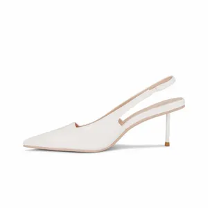 La Femme LE REVOLVE G55 Kitten Heel in White, size 7 thumbnail 5