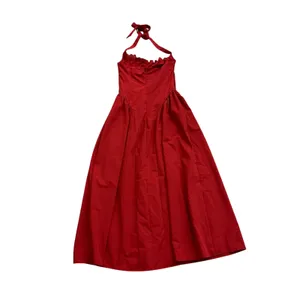 MORE TO COME Danniela Maxi Dress in Red, Size S thumbnail 5