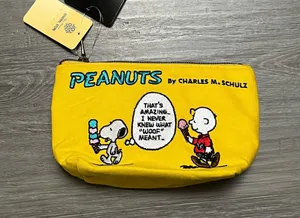 Snoopy peanuts charlie and sally brown mini pouch bag thumbnail 1