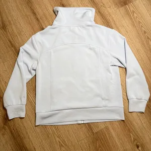 Tommy Bahama Womens Light Blue Full Zip Funnel Neck Sweatshirt Size Medium‎ Soft thumbnail 3