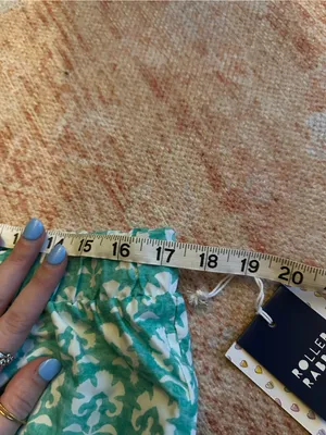 NWT roller rabbit x target green stamped floral poplin boxer shorts size large thumbnail 7