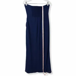 NEW Lulus Excellent Sensation Navy Strapless Ruffled Mermaid Maxi Dress Medium thumbnail 7