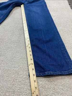 Reformation Dark Blue Wide-Leg Jeans Size 26 thumbnail 13