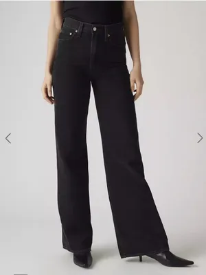 Levi's Women's Charcoal Wide Leg Jeans thumbnail 2