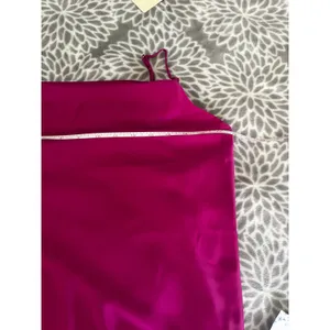 Banana Republic Pink Satin Cami‎ Small Cowl Neck Jewel Tone Minimalist Chic Top thumbnail 4