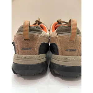 LL Bean Waterproof Hiking Trail Shoes Women's Suede Leather‎ Brown Orange thumbnail 2