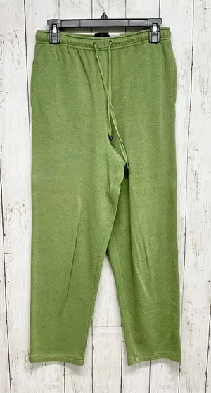 Vintage Onque‎ Casuals Pants Women Small Green Elastic Waist Drawstring Joggers thumbnail 1