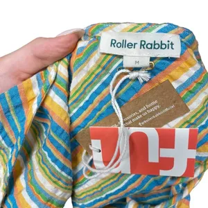 Roller Rabbit Seersucker Lindy Dress Rainbow‎ Stripe Size Medium thumbnail 11