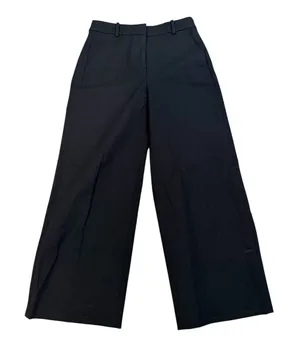 J.Crew Pants Black 2 Women Remy Wide Leg Trouser Professional Career Pants thumbnail 1