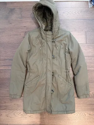 American Eagle Women's Size Small Sherpa Lined Hooded Jacket - C34-130 thumbnail 1