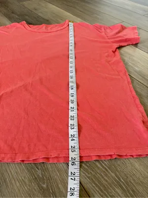 Aerie Coral Oversized Boyfriend Tee thumbnail 8