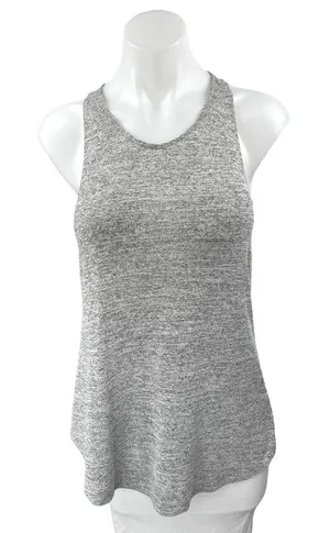 Aritzia Wilfred Free Gray Racerback Sleeveless Workout Athletic Tank Top Size L thumbnail 1