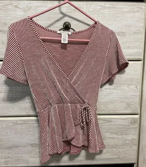Marshall’s Striped Red Blouse  thumbnail 1