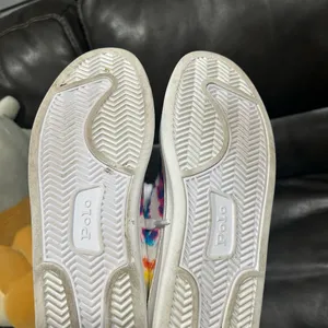 Polo by Ralph Lauren white and Ty dye women’s size 7.5 pre owned thumbnail 6