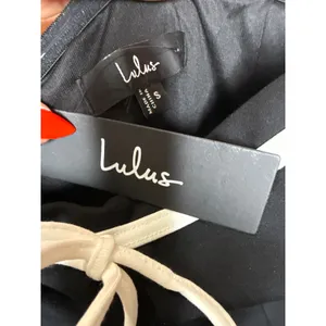 NWT Lulus Bexley Black Strapless Skort Romper Party LBD Chic Night Out Preppy S thumbnail 6