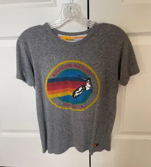 Aviator nation grey shirt thumbnail 1