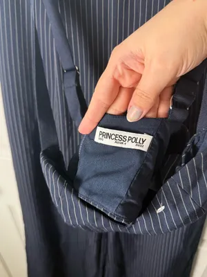 Princess Polly Briana Set Navy Pinstripe 0 thumbnail 12