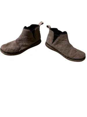 Chaco Women's Revel Chelsea V-Gore Boot 9.5 Felt Brown Slipper Fleece LUVSEAT thumbnail 5