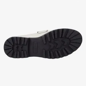 Steve Madden Lotto Lug Sole White Loafers thumbnail 3