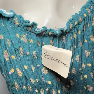 Free People Clementine Emerald Green Mini Medium Dress Whimsigoth Indie Sleaze thumbnail 12
