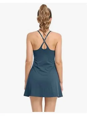 NEW Tennis Golf Athletic Mini Dress S thumbnail 2