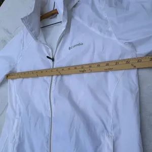 Columbia size 1X Switchback white windbreaker. thumbnail 9