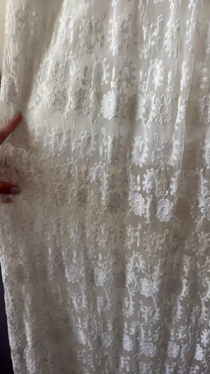 Altar'd State Dress White Lace Maxi thumbnail 5