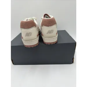 New Balance Women's 550 Shoes White/brown Size 9.5 NWB No lid thumbnail 4