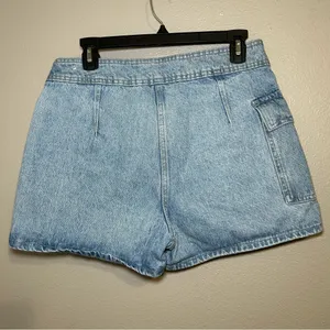 MNG Mango Cotton Denim Belted Cargo Mini Skort Skirt Women’s Size Medium thumbnail 8