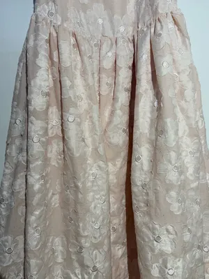 Anthropologie For Love & Lemons Pale Pink Florence Drop Waist Floral Midi Dress thumbnail 12