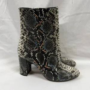 Chinese Laundry Women's Koraline Multi-Color Snake Print‎ Ankle Heeled Boots 7 thumbnail 3