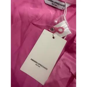 NWT Amanda‎ Uprichard Amani Silk Mini Dress Pink Ruched V-Neck Size Small thumbnail 4