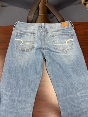 American Eagle Stretch Slim Boot Cut Jeans Size 8 Short thumbnail 4
