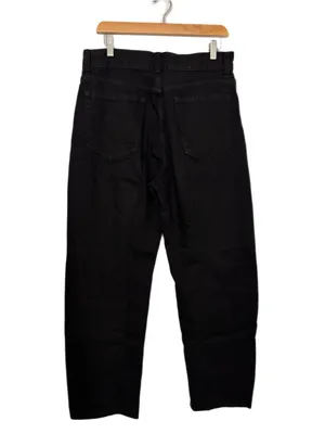 Madewell The Balloon Jean Size 29 Black Frost High Rise Barrel Leg Cotton NWOT thumbnail 9