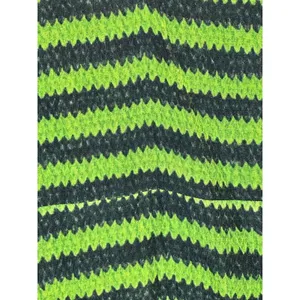 Marni Sleeveless Top Womens 44 Green Black Chevron Silk Blend Made in Italy thumbnail 3