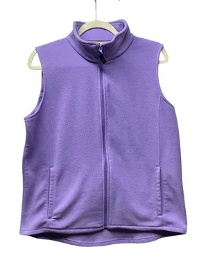 Woolrich Fleece Vest light purple Size Large. thumbnail 1