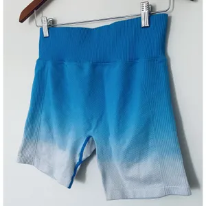 Victoria's Secret Pink Seamless Ombre Bike Shorts High Waist Textured Sz L thumbnail 4