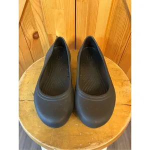 CROCS At Work Iconic Comfort Ballet Flats Black Women's Size 7 Nurse thumbnail 2