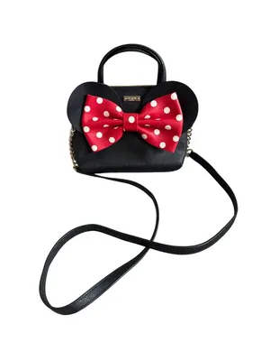 KATE SPADE x Minnie Mouse Disney Black Saffiano Leather Crossbody Bag thumbnail 10