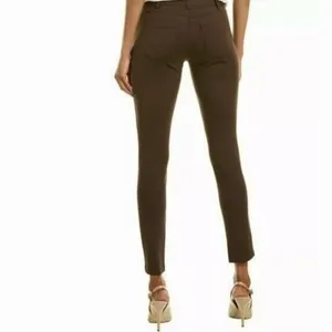 J. MCLAUGHLIN Brown Becca Tapered Trousers Pants Stretch Pockets Legging Size 14 thumbnail 6
