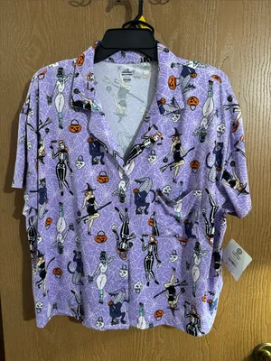 Way to Celebrate Halloween Retro Pinup Witch Pajamas Size Large NWT thumbnail 1