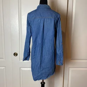 Highway Jeans Western Denim Button Up Shirt Business Casual Dress Cowgirl thumbnail 3
