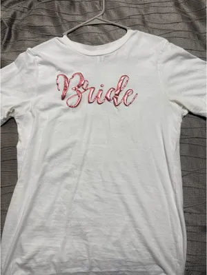 Bride shirt White thumbnail 1