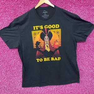 Disney Aladdin Jafar It's Good to Be Bad Graphic T-Shirt 2XL thumbnail 3