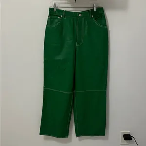We The Free The It Factor Vegan Leather Pants Green thumbnail 2