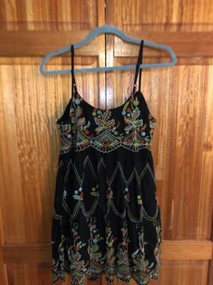 Urban Outfitters NWT Jamie Embroider Babydoll Dress - Medium thumbnail 6