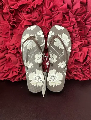 Tory Burch flip flop leather top straps in Moka falls/deep chocolate size 8 thumbnail 5