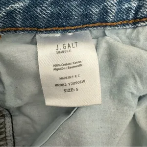 J. Galt Brandy Melville Straight Leg Jeans Light Wash thumbnail 9