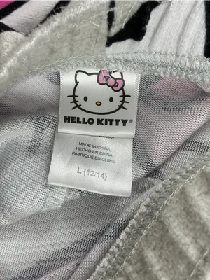 Hello Kitty Pajama Bottoms - Pink and White women thumbnail 6